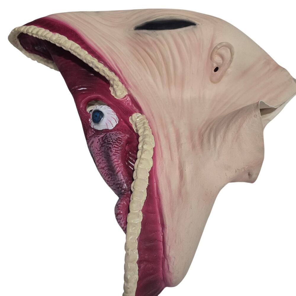 Adult Beetlejuice Costume Full Latex Mask Men's Women's Monster Barbara
